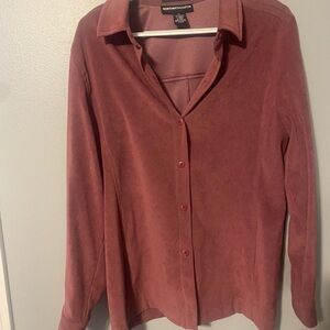 Norton McNaughton Mauve Stretch Blouse